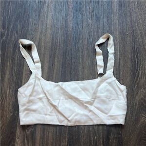 DISSH Cream Crop Top